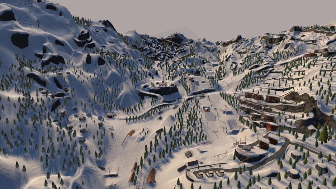 高山滑雪模拟器