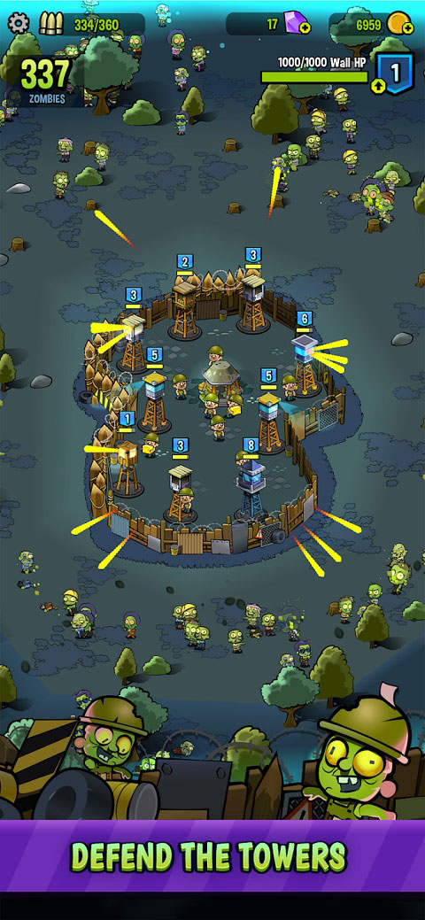 僵尸塔(Zombie Towers)