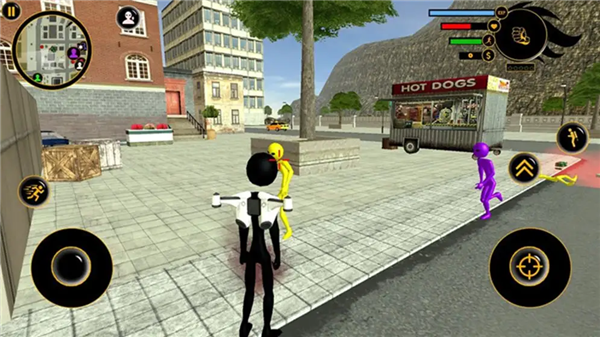 倒钩火柴人破解版