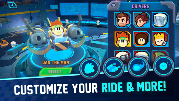 喷气背包狂飙赛车全角色汽车解锁版