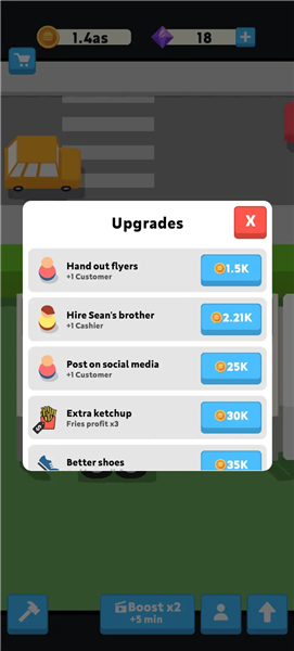 快餐店大亨无限金币版