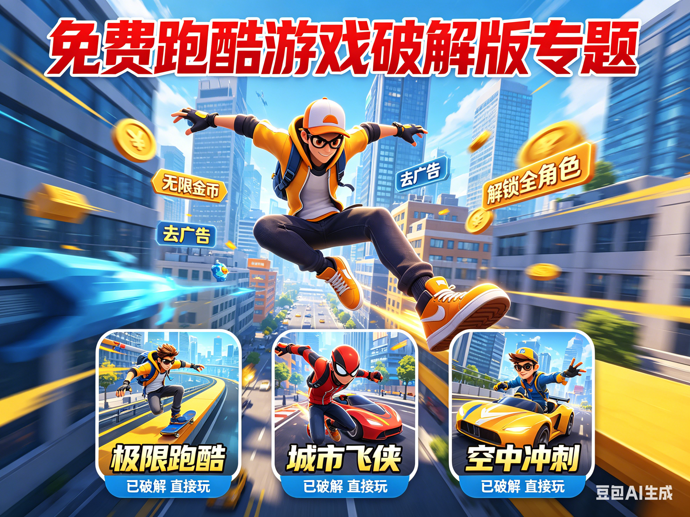 免费的跑酷游戏破解版