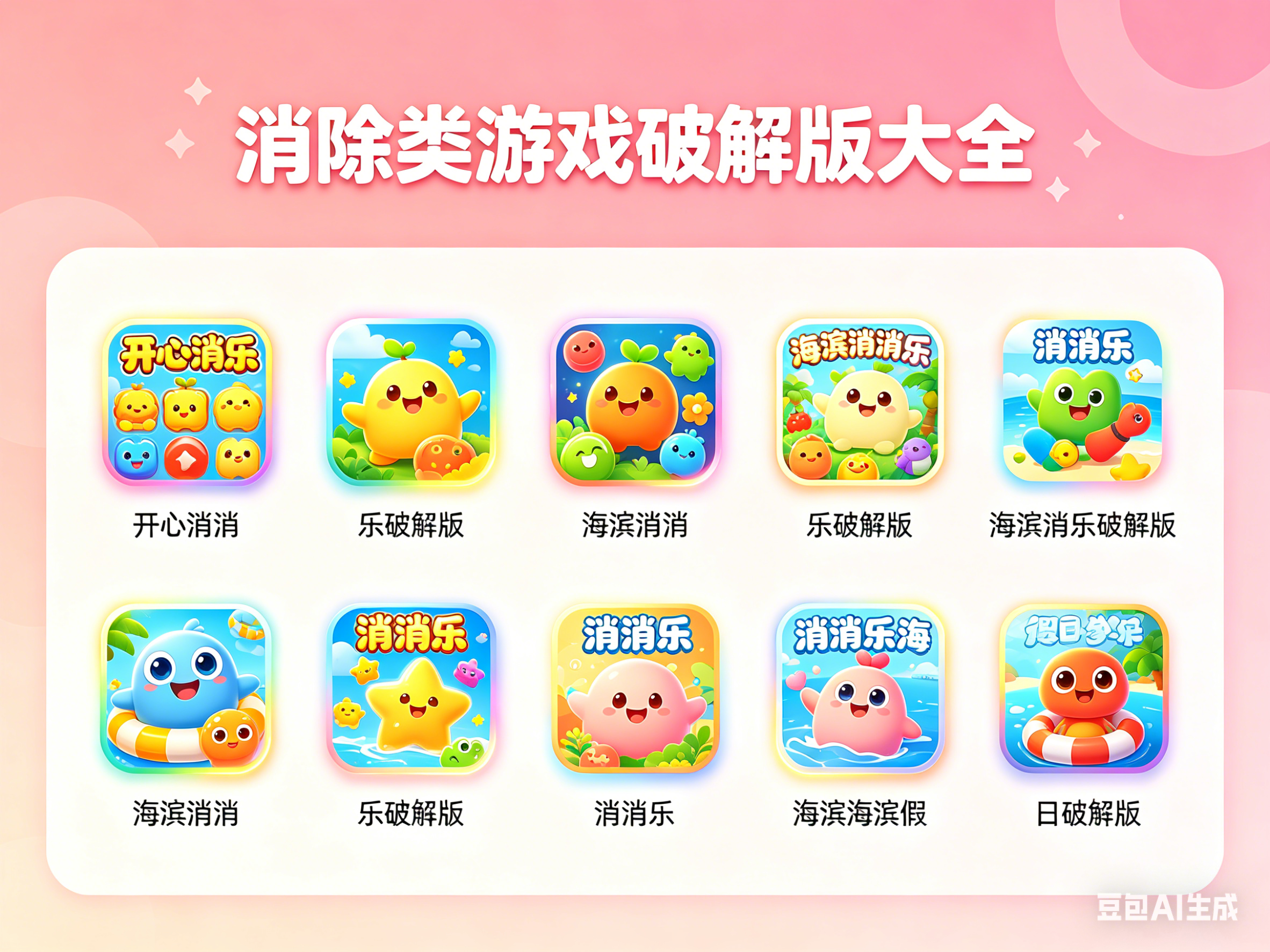 消除类游戏破解版大全