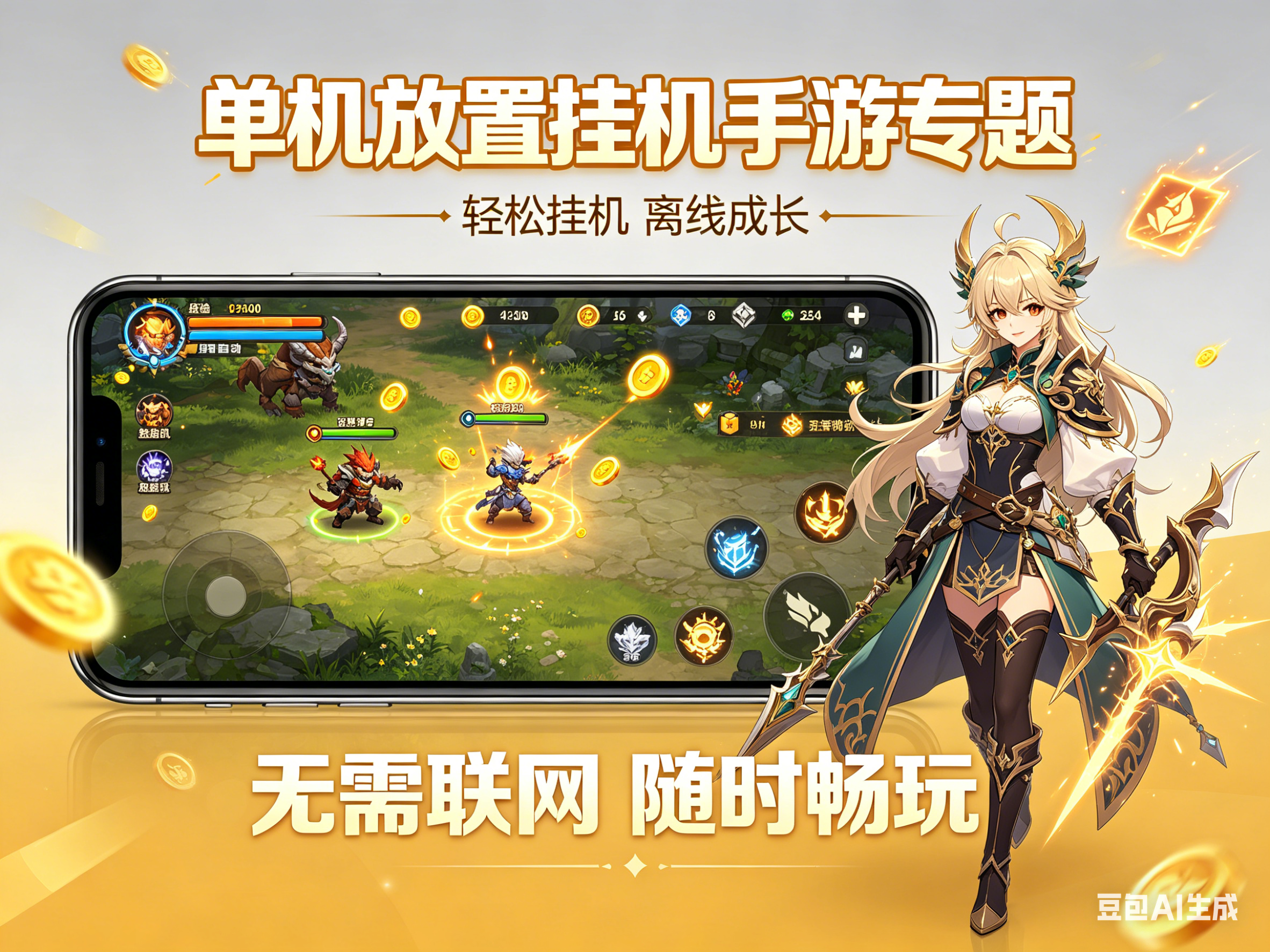 单机版放置类挂机手游